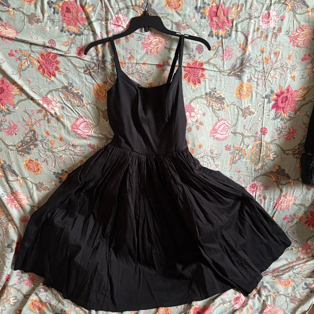 Pinup Couture black sateen Jenny dress - Picture 2 of 6